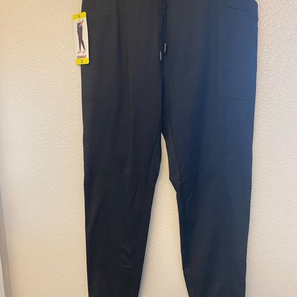32 Degrees Soft Twill Joggers drawstring pants soft stretch athletic black S - Picture 4 of 13